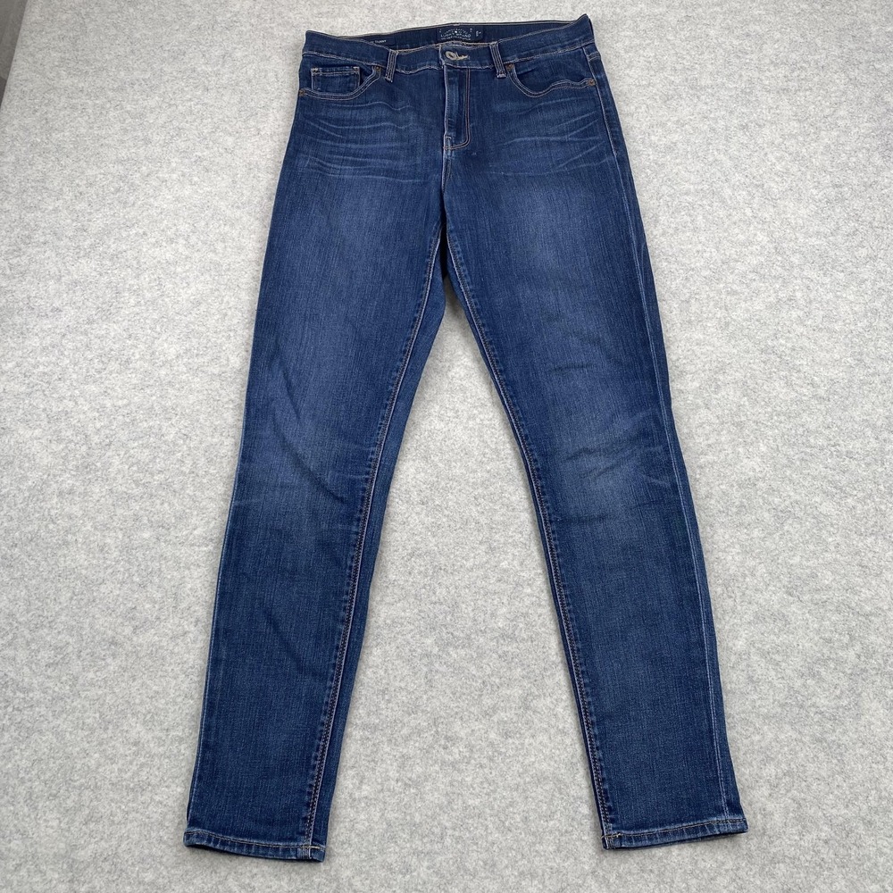 Lucky Brand Bridgette Skinny Jeans Womens 8/29 (30x28) Blue High Rise Denim